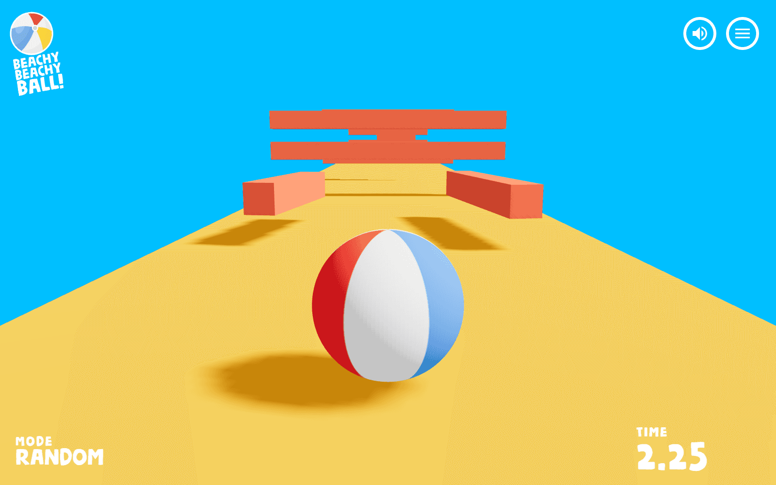 Beachy Beachy Ball gameplay