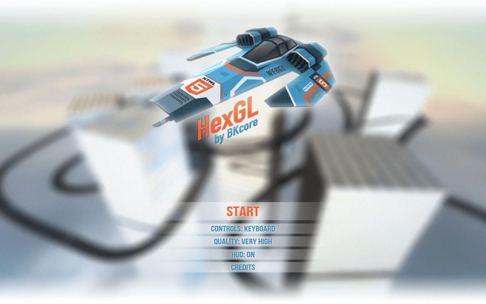 HexGL gameplay