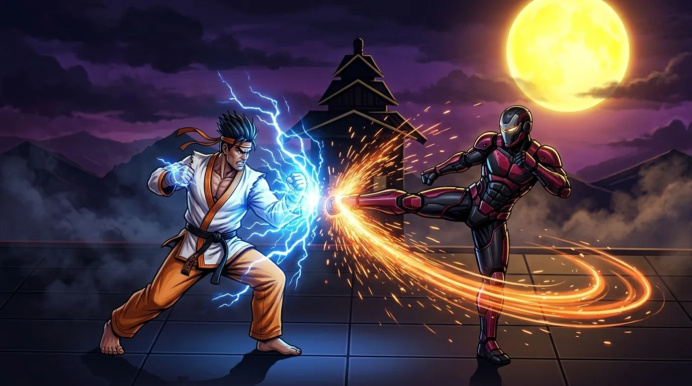 Kung Fu Arena gameplay